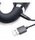 DOPPELTER SILIKON-USB-KABEL MIT SCHWARZER STEUERUNG