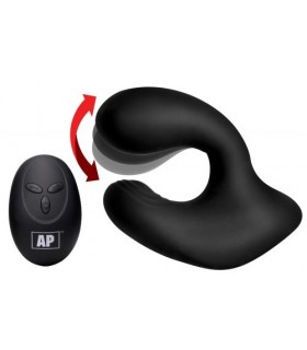 ROUND AND TURN AND PULSATORY USB PROSTATE STIMULATOR WITH REMOTE