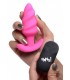 SILICONE ANALE VIBRATO TORNADO USB CON CONTROLLO ROSA