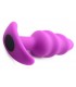 VIBRATED ANAL TORNADO SILICONE USB W/ PURPLE REMOTE