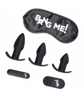 SET X 3 ADVENTURE USB ANAL PLUGS WITH REMOTE