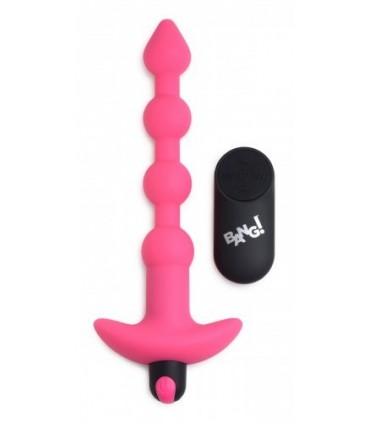 USB VIBRATING ANAL STRIP WITH PINK CONTROL