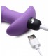 USB VIBRATING ANAL STRIP WITH PURPLE CONTROL