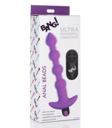 STRISCIA ANALE VIBRANTE USB CON CONTROLLO VIOLA