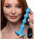 USB VIBRATING ANAL STRIP WITH BLUE CONTROL