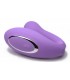 VIBRADOR DOBLE CON PULSATORIO USB C/ MANDO LILA