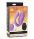 VIBRADOR DOBLE CON PULSATORIO USB C/ MANDO LILA