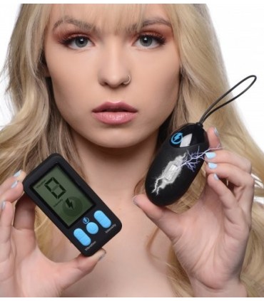 VIBRATOR EGG AND E-STIM USB W/ BLACK CONTROL