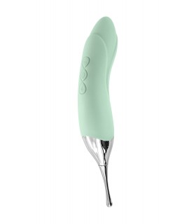 2 IN 1 WAND-VIBRATOR ACCURACY USB GREEN