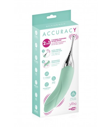 2 IN 1 STAB-VIBRATOR GENAUIGKEIT USB GRÜN