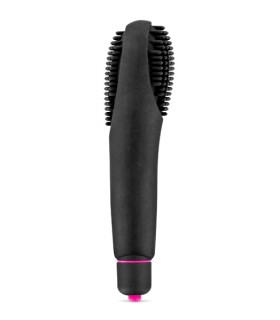 VIBRADOR SILICONA PICKLE NEGRO