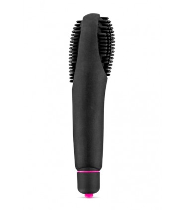 VIBRADOR SILICONA PICKLE NEGRO