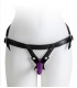 PURPLE HARNESS WITH DILDO SIZE S