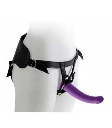 SET DI IMBRAGATURA CON DILDOS VIOLA TAGLIE S / M / L