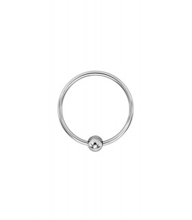 SINGLE TORC STEEL RING 40 MM