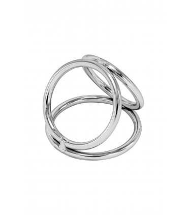 ANELLO TRIPLO IN ACCIAIO 50/37/45 MM