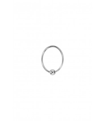 SINGLE TORC STEEL RING 27 MM