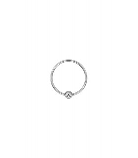 SINGLE TORC STEEL RING 27 MM