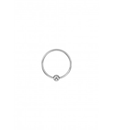 SINGLE TORC STEEL RING 27 MM
