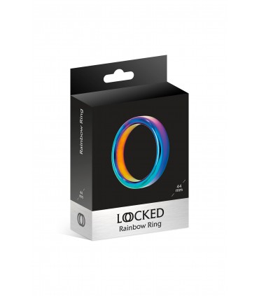 ANELLO ACCIAIO ARCOBALENO 44 MM