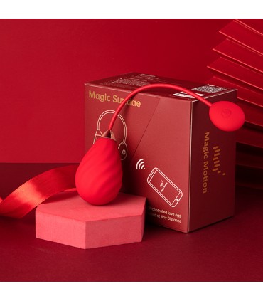 MAGIC MOTION VIBRATORE UOVO MAGIC SUNDAE RED APP