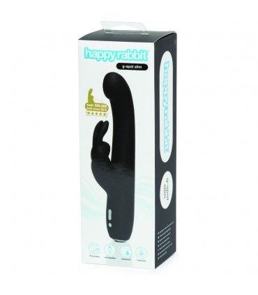 HAPPY RABBIT SLIMLINE G-SPOT SCHWARZ