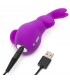 HAPPY RABBIT MINI EARS RECHARGEABLE RABBIT VIBRATOR PURPLE