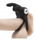 HAPPY RABBIT LOVE RING RECHARGEABLE BLACK