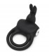 HAPPY RABBIT LOVE RING RECHARGEABLE BLACK