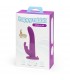 HAPPY RABBIT VIBRATING STRAP ON HARNESS SET PURPLE