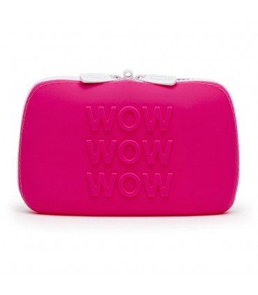 HAPPY RABBIT WOW AUFBEWAHRUNGSTASCHE MIT ZIP, KLEIN, PINK