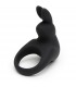 HAPPY RABBIT RECHARGEABLE COCK RING BLACK