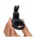 HAPPY RABBIT RECHARGEABLE COCK RING BLACK