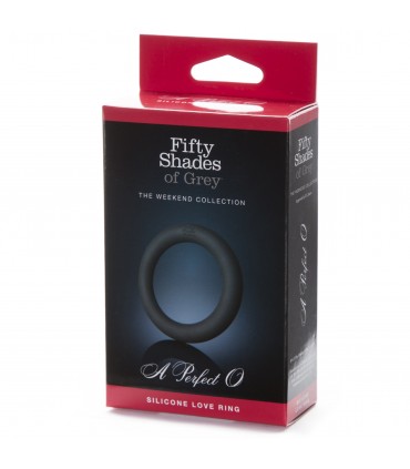 CINQUANTE NUANCES A PERFECT O BAGUE D'AMOUR EN SILICONE