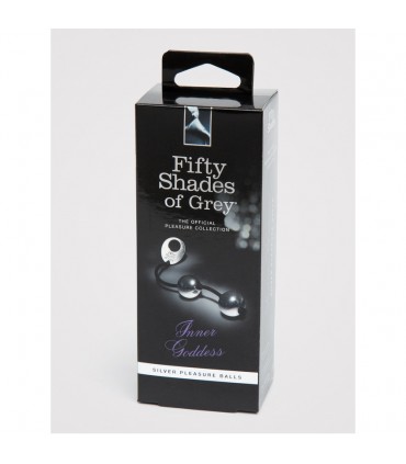 FIFTY SHADES GODDESS SILVER PLEASURE BALLS 221G