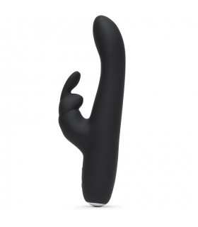 FIFTY SHADES RECHARGEABLE SLIMLINE RABBIT VIBRATOR