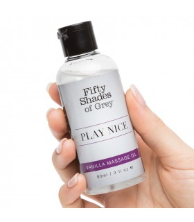 FIFTY SHADES PLAY NICE HUILE DE MASSAGE VANILLE 90ML