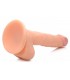 REALISTISCHER DILDO MIT HODEN 16,5 CM FLEISCH