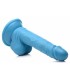 REALISTIC DILDO W/ TESTICLES 16'5 CM BLUE