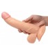 DILDO REALÍSTICO C/ TESTÍCULOS 19 CM FLESH