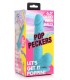 REALISTISCHER DILDO MIT HODEN 16,5 CM BLAU