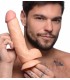 REALISTIC DILDO W/ TESTICLES 21 CM FLESH