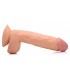 REALISTIC DILDO W/ TESTICLES 21 CM FLESH