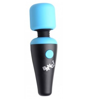 MINI MASSAGER WAND 10 FUNCTIONS USB BLUE