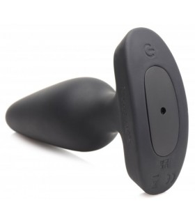 SILICONE ANAL PLUG W/ LASER HEART M CONTROL