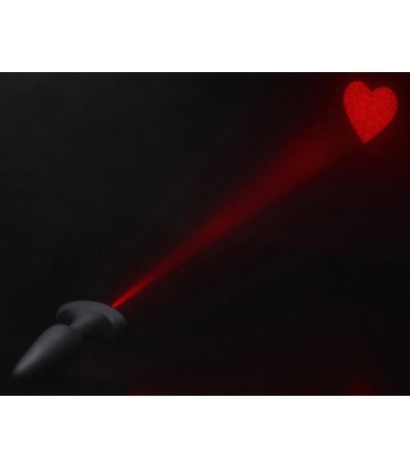 PLUG ANALE IN SILICONE CON CONTROLLO LASER HEART M