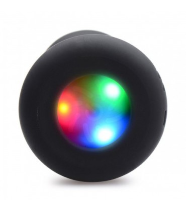 LIGHT-UP SILICONE ANAL PLUG WITH LED LIGHT S