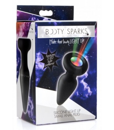 LIGHT-UP SILICONE ANAL PLUG WITH LED LIGHT S