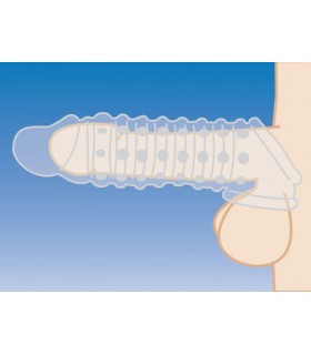 SHEATH FOR EXTENDED 3.8 CM CLEAR PENIS