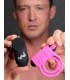 ANELLO VIBRANTE IN SILICONE USB ROSA CON CONTROLLO